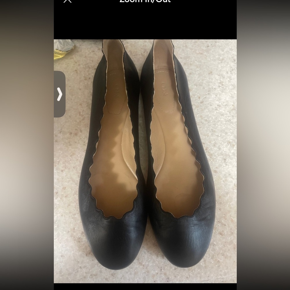 Chloe flats Black